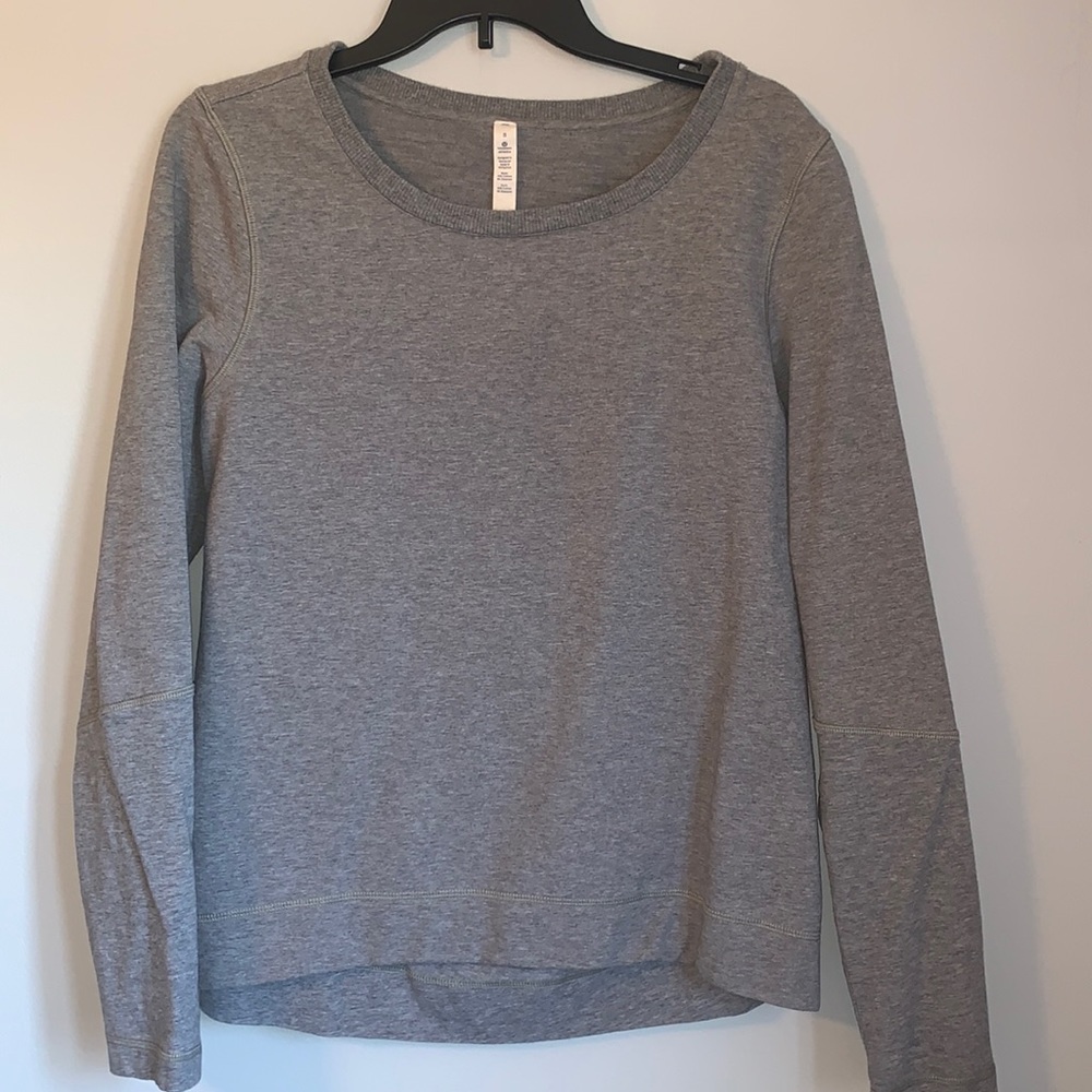 Lululemon Gray Long Sleeve Top Size 8